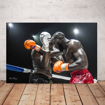 Œuvre contemporaine nommée « Photo de Boxeur, Imprimée sur Plexiglas, unebellephoto.com 2 », Réalisée par FAROUK
