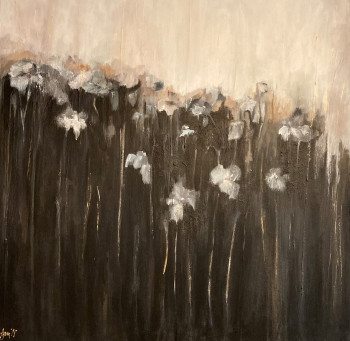 Œuvre contemporaine nommée « Les âmes fleurs », Réalisée par VéRONIQUE AZAM