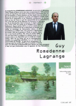 Œuvre contemporaine nommée « Article de Presse dans le Magazine C de l'Art N° 21 Spécial 2020 », Réalisée par GUY ROMEDENNE