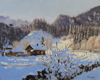 Œuvre contemporaine nommée « Chalet de chasse dans le Hohe Tauern », Réalisée par REBER KAROL