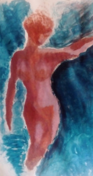 Œuvre contemporaine nommée « Standing woman », Réalisée par ASMA H.