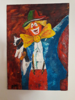 LE CLOWN ET SON CHIEN Sur le site d’ARTactif