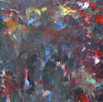 Œuvre contemporaine nommée « Pich ' magic abstract art 157 », Réalisée par PICH