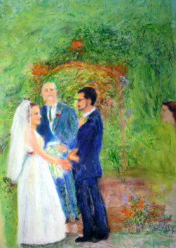 Œuvre contemporaine nommée « The wedding », Réalisée par MITRA SHAHKAR