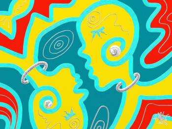 Œuvre contemporaine nommée « Galactica », Réalisée par CATHERINE ANGELKOLOR