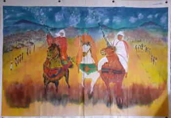Œuvre contemporaine nommée « Fantasia Maroc », Réalisée par BOUMNICH