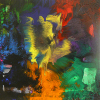 Œuvre contemporaine nommée « Pich ' magic abstract art 166 », Réalisée par PICH