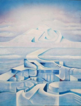 Œuvre contemporaine nommée « Pays de neige. Pais de nèu », Réalisée par CAVATORE GUI