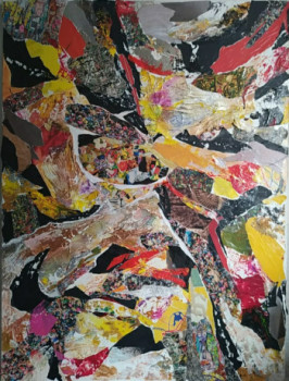 Œuvre contemporaine nommée « Peinture acrylique 4835 », Réalisée par LAVALOU