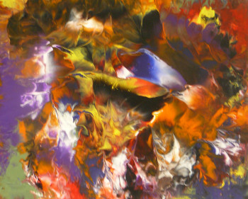 Œuvre contemporaine nommée « Pich' magic abstract art 179 », Réalisée par PICH