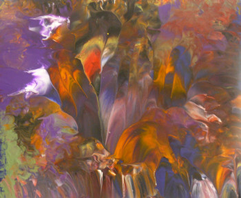 Œuvre contemporaine nommée « Pich' magic abstract art 181 », Réalisée par PICH