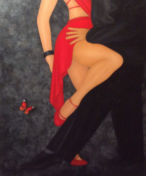 Œuvre contemporaine nommée « 602.  Tango Tango », Réalisée par IVE FONTAINE
