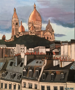 Œuvre contemporaine nommée « On the way to Sacre Coeur », Réalisée par STINE REINTOFT