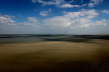 Œuvre contemporaine nommée « La Baie de Saint Brieuc », Réalisée par PHILIPPE BERTHIER