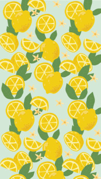 Œuvre contemporaine nommée « Pattern citron », Réalisée par JOLANE