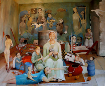 Œuvre contemporaine nommée « domus dei sapieniam », Réalisée par PATRASCU