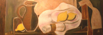 Œuvre contemporaine nommée « Les Citrons à la "Braque" », Réalisée par CBC