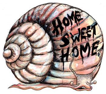 Œuvre contemporaine nommée « Home Sweet Home », Réalisée par EVILOP