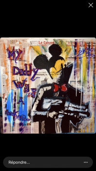 Œuvre contemporaine nommée « My Dady was a bank robber », Réalisée par GREGOIRE