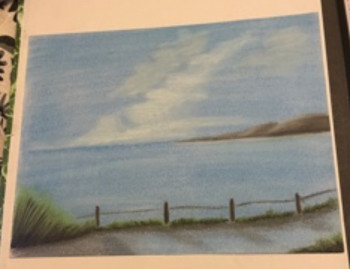 Œuvre contemporaine nommée « Bord de mer », Réalisée par SGEMY