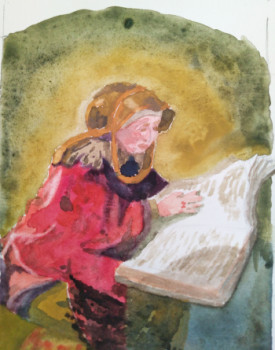 Œuvre contemporaine nommée « La mère de Rembrandt », Réalisée par BARTLET-DROUZY