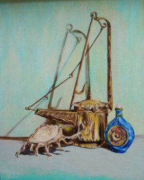 Œuvre contemporaine nommée « Première nature morte. », Réalisée par DIDIER SITAUD