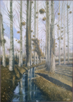 Œuvre contemporaine nommée « Paysage Mellois 2 », Réalisée par DIDIER SITAUD