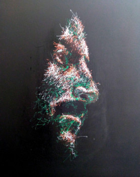 Œuvre contemporaine nommée « Ganjo », Réalisée par MENAD MOUSSAOUI