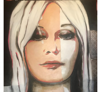 Œuvre contemporaine nommée « Peinture acrylique 4845 », Réalisée par DANIELLE REDING