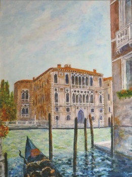 Œuvre contemporaine nommée « Venise, lumière du matin », Réalisée par NICOLE EYNARD