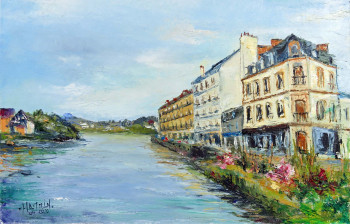 Œuvre contemporaine nommée « Le Cap Horn à Quimper », Réalisée par MICHEL HAMELIN