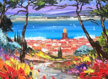 Œuvre contemporaine nommée « week end a st tropez », Réalisée par LOUIS MAGRE