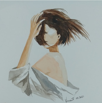 Œuvre contemporaine nommée « Du vent », Réalisée par VINCENT FRANçOIS