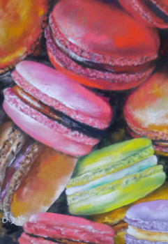 Œuvre contemporaine nommée « Macarons 2 », Réalisée par DUC