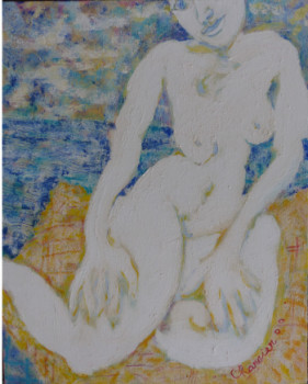 Œuvre contemporaine nommée « Femmes de plages 1 », Réalisée par ERIK CHARRIER