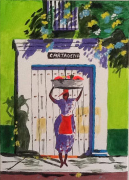 Œuvre contemporaine nommée « cartagena », Réalisée par SUZON