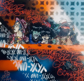 Œuvre contemporaine nommée « 20yrz gorillaz », Réalisée par YAYA UNO