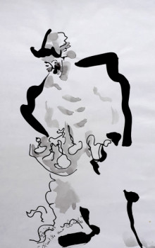 Œuvre contemporaine nommée « Footite aux clochettes », Réalisée par ERIK CHARRIER