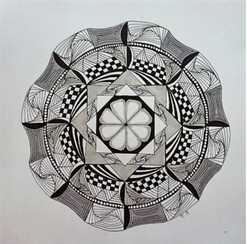 Œuvre contemporaine nommée « C71 le cercle paradoxe », Réalisée par ALLOSIETTE