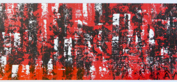 Œuvre contemporaine nommée « Rouge Bouge hommage à Saint Germain », Réalisée par âM