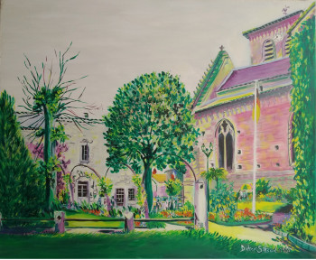 Œuvre contemporaine nommée « L'église de Magne'. », Réalisée par DIDIER SITAUD