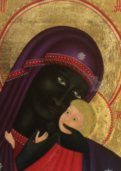 Œuvre contemporaine nommée « 632. Vierge Noire », Réalisée par IVE FONTAINE