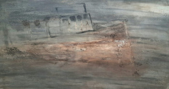 Œuvre contemporaine nommée « Pêche en baie », Réalisée par NALAC