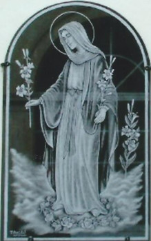 Œuvre contemporaine nommée « Vierge à l'Immaculée Conception », Réalisée par ROBARDET