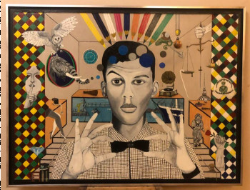 Œuvre contemporaine nommée « Stromae 2  ( Le port de Nantes ) », Réalisée par FRANK