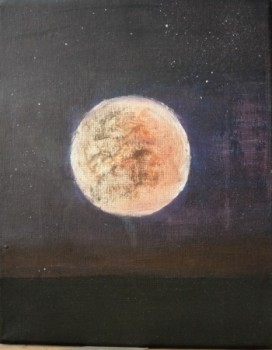 Œuvre contemporaine nommée « Lune », Réalisée par LéA LUCAS