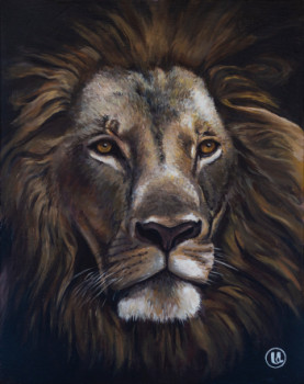 Œuvre contemporaine nommée « Le lion », Réalisée par BARON IS WOW