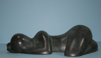 Œuvre contemporaine nommée « la belle endormie - Bronze », Réalisée par ISABELLE MOTTE
