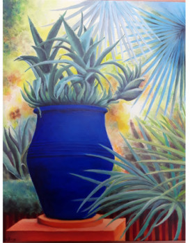 Œuvre contemporaine nommée « A la villa Majorelle », Réalisée par ELLEDITLIANE