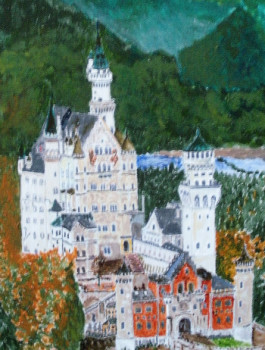 Œuvre contemporaine nommée « Neuschwanstein », Réalisée par FRANCIS MICHOT